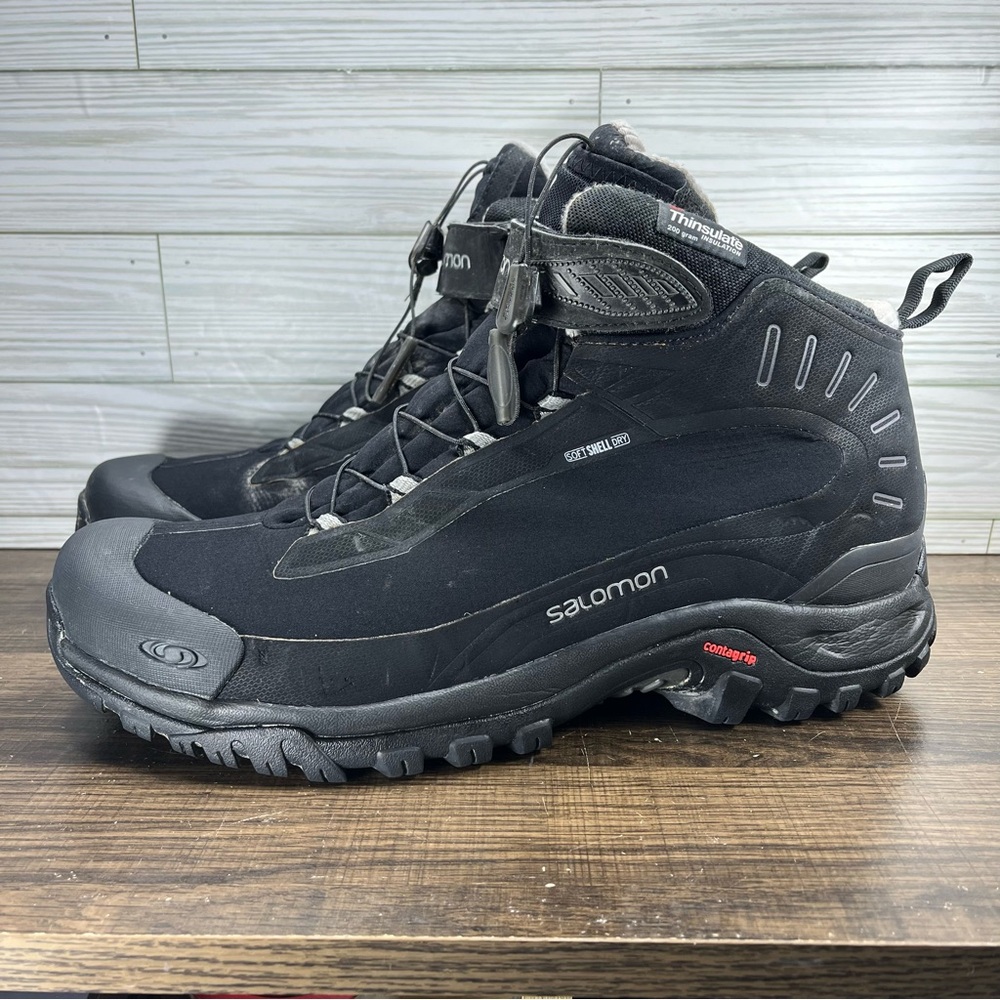 Salomon Deemax 3 Men’s Black Hiking Shoes - Men’s Size 11 - Picture 2 of 11